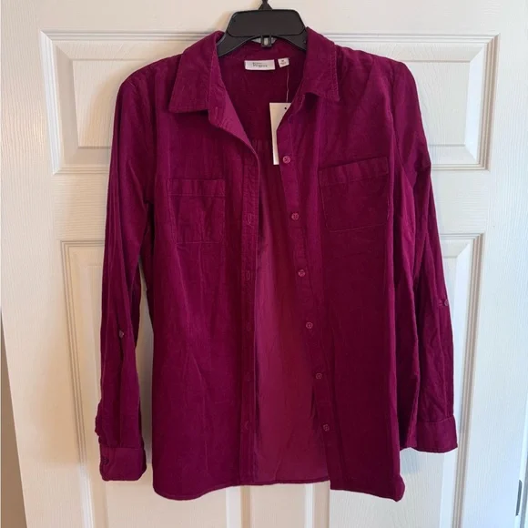 NWT Kim Rogers Corduroy Shirt - Picture 2 of 8